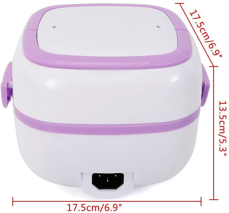 Ecoodisk 1L Mini Rice Cooker - Portable Multifunctional Steamer and Warmer