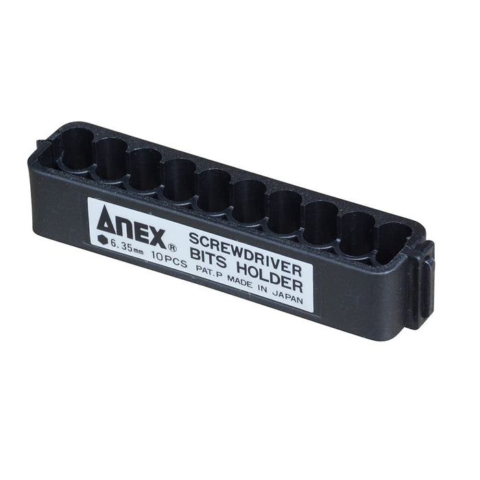 Anex Abh-10 Bit Holder Holds 10 Bits Black Anex Tool