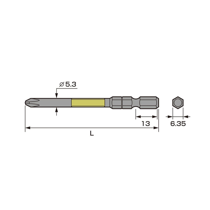 Anex Black Dragon Tough Bit 阶梯式 2 件套 Anex Abrd-2100 工具