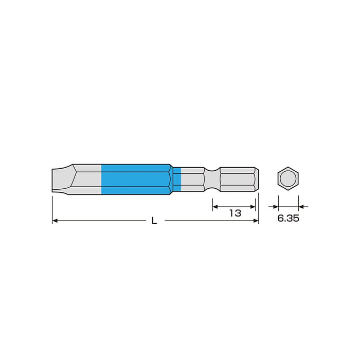 Anex 單頭彩色起子頭 -8 X 65 Acmm1-8065 工具