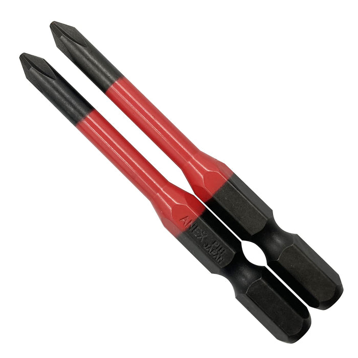 Anex - Set of 2 Color Bit Stepped +1X65 Tools ACMD-1065 Model