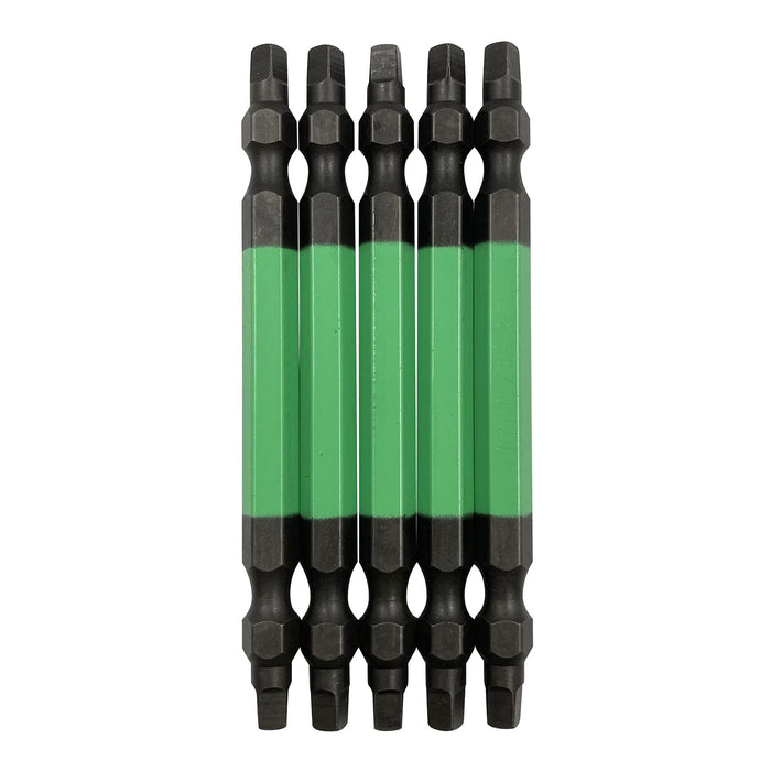 Anex Square Double-Headed Color Bits Set of 5 Sq#3 X 85 ACS5-3385 Tool