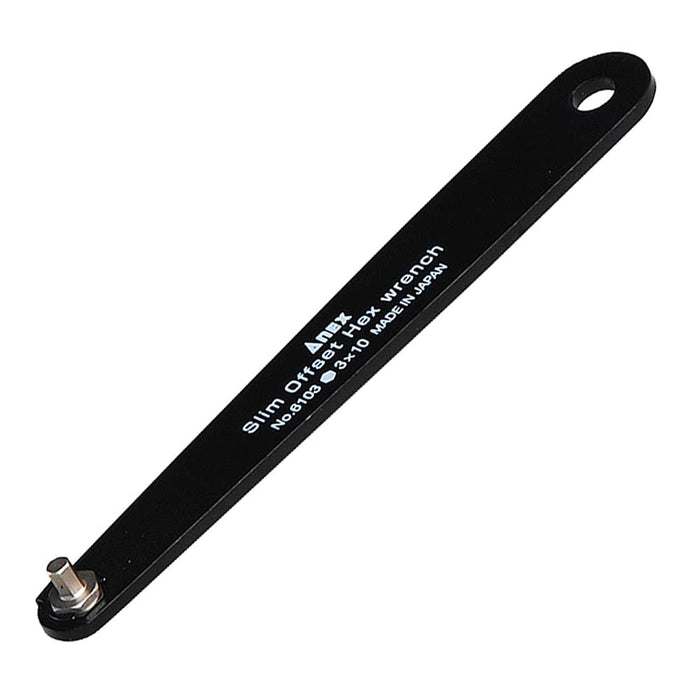 Anex Hexagonal Wrench Slim Offset Anex Tool 3mm x 10 No.6103