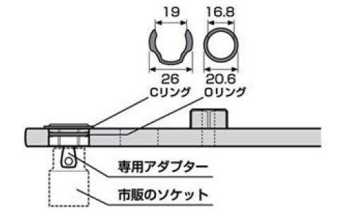 Anex 偏移适配器 19 替换部件 - 5 件套 O 形圈用于插座 Aoa-19Or