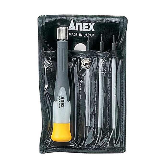 Anex Precision Interchangeable Screwdriver Set Super Fit Hex Lobe - Anex No.3602