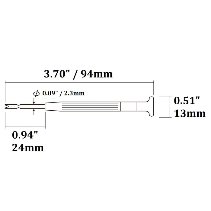 Anex No.67 Precision Screwdriver and Watch Band Pin Remover Tool