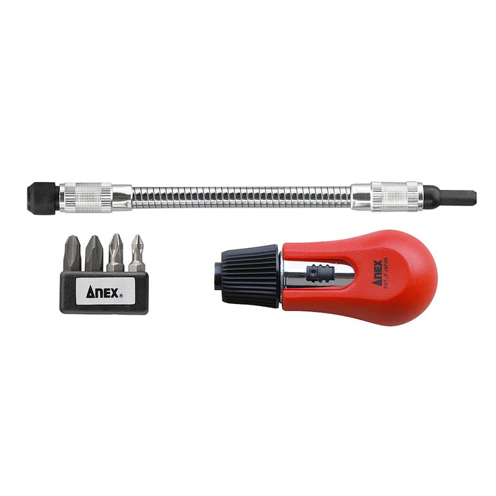 Anex Ratchet Driver No. 353 - Interchangeable Anex Tool with Flexible Shaft