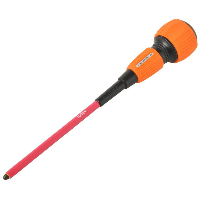 Anex 1000V Compatible Insulated Screwdriver with Ball Grip No.7800