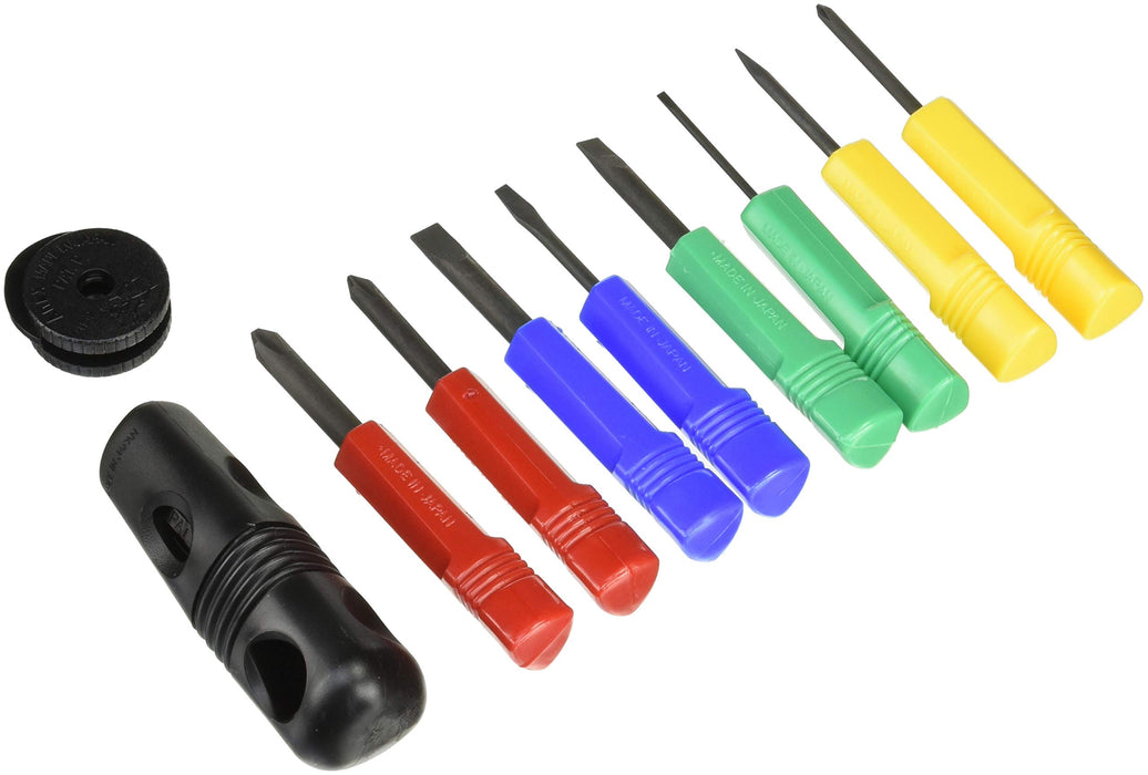 Anex Tool Annex Screwdriver Set No.5800 Magic Coin Set of 8 Multiple Sizes