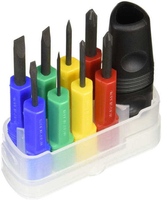 Anex Stool Annex Bulk Purchase - No.5800 Screwdriver Set with Magic Coin Set of 8