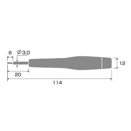 Anex Stool 精密螺丝刀套装 1.9mm 6 槽 No.3470-E 12 件散装