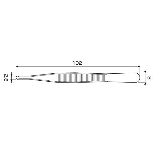 Anex Stainless Steel Baby Tweezers 102mm by Annex Tool - No.131