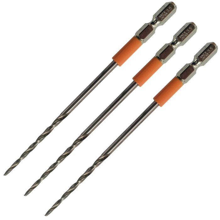 Anex High-Speed Steel Pilot Hole Drill Set 3.5mm - Set of 3 Ack3-035