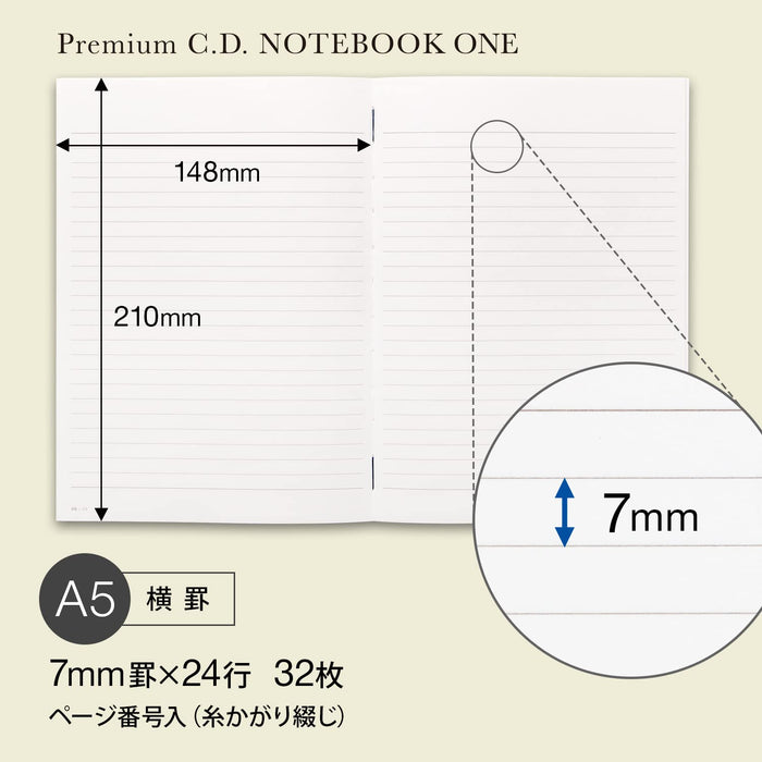 Apica Premium CD Notebook A5 62 Pages - Quality Writing Journal