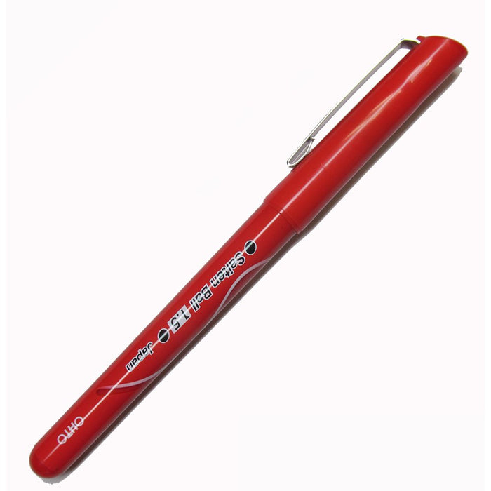 Ohto Red Ballpoint Pen 1.5 Scoring Ball 10 Pack Series Cfr-150S-Ll1P