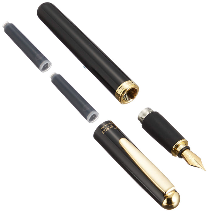 Ohto Celsus Black Fountain Pen Model FF-20C-BK/B