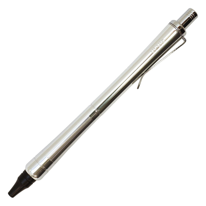 Ohto Silver Vivic Ballpoint Pen Oil-Based Ink Nbp-407V-Sv