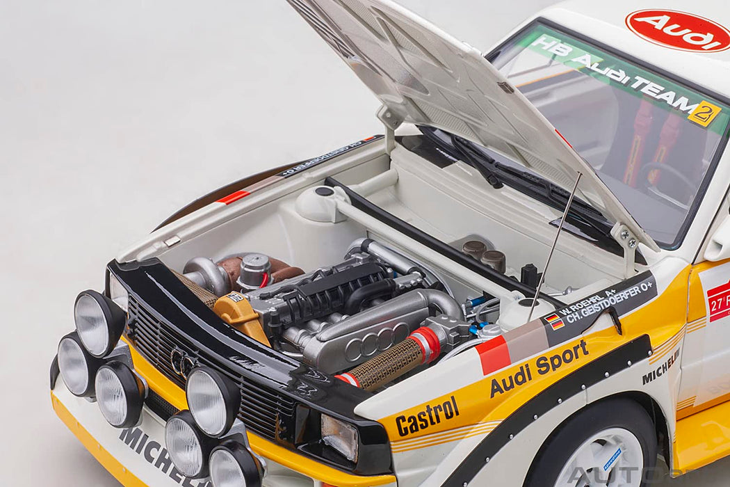 Autoart 奥迪 Sport Quattro S1 WRC 1985 年圣雷莫拉力赛冠军 1/18 比例模型 88503