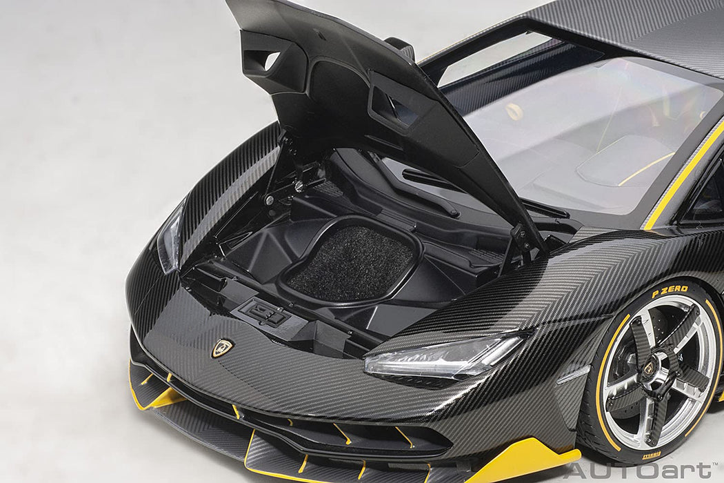 Autoart 1/18 Lamborghini Centenario Carbon Black/Yellow