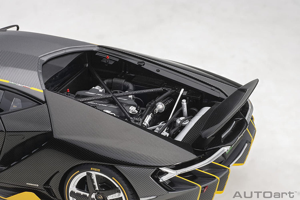 Autoart 1/18 兰博基尼 Centenario 碳黑/黄色