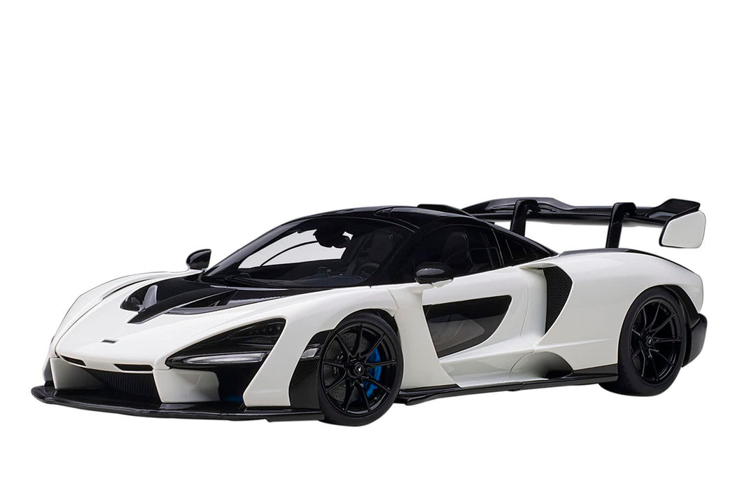 Autoart 1/18 比例白色 McLaren Senna 模型車成品 76075