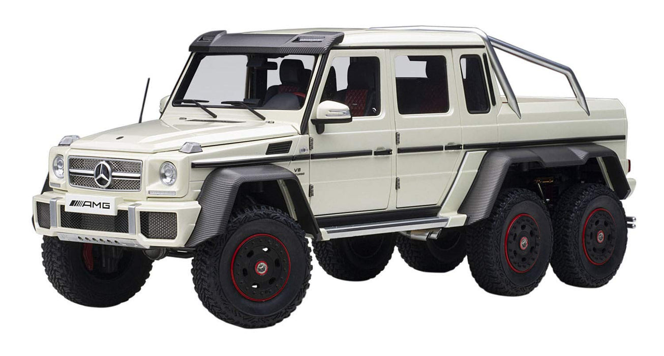 Autoart 1/18 梅赛德斯 - 奔驰 G63 AMG 6X6 珍珠白 76307