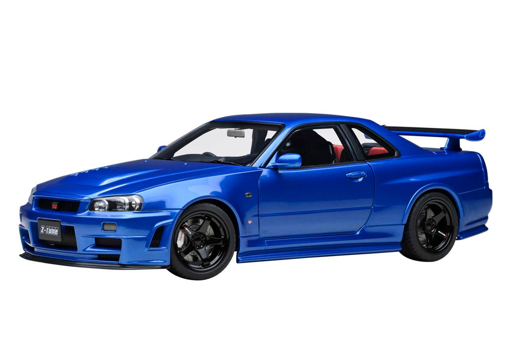 Autoart Nismo R34 GT-R Z-Tune 1/18 比例海灣藍 - 成品