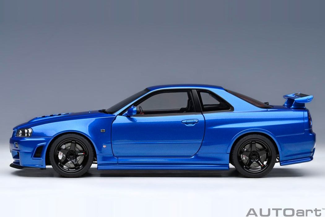 Autoart Nismo R34 GT-R Z-Tune 1/18 比例 Bayside Blue - 成品