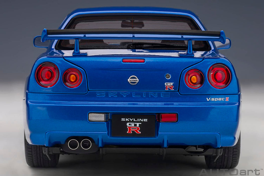 Autoart 1/18 日产 Skyline GT-R R34 V Spec II 77408