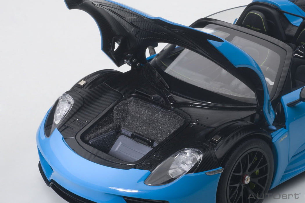 Autoart 1/18 保时捷 918 Spyder Beissach 浅蓝色