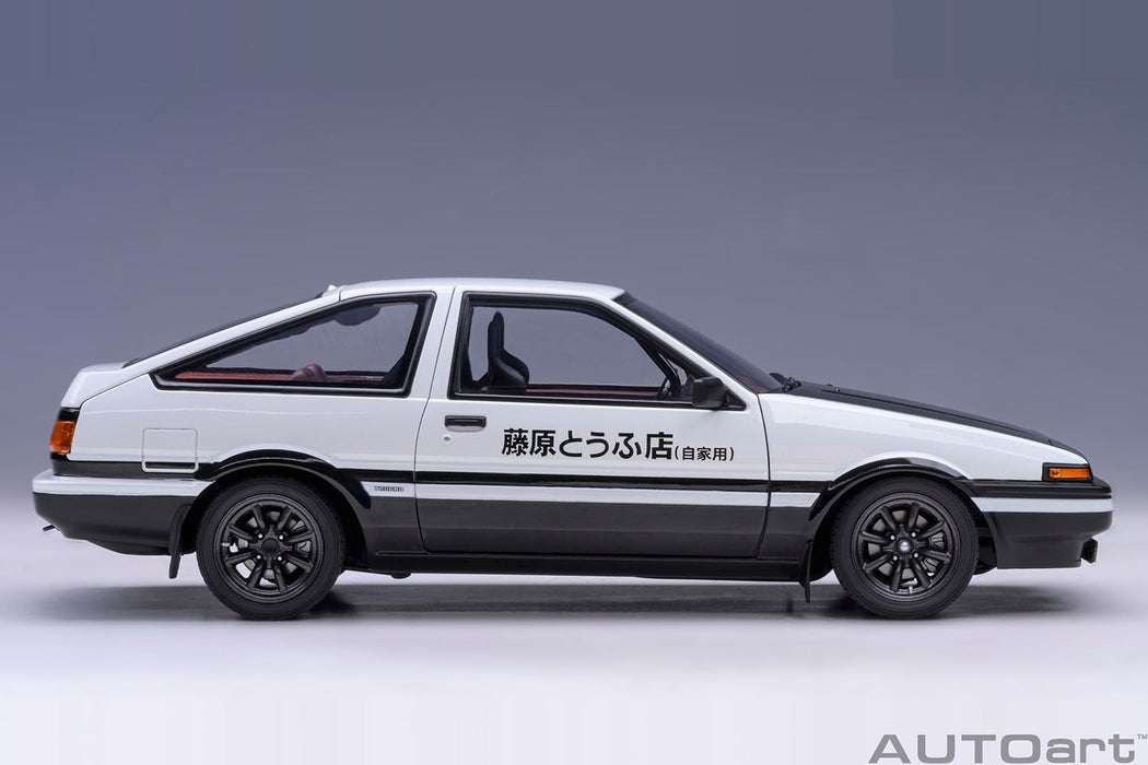 Autoart 1/18 比例丰田 Sprinter Trueno AE86 头文字 D 项目 D 最终版本