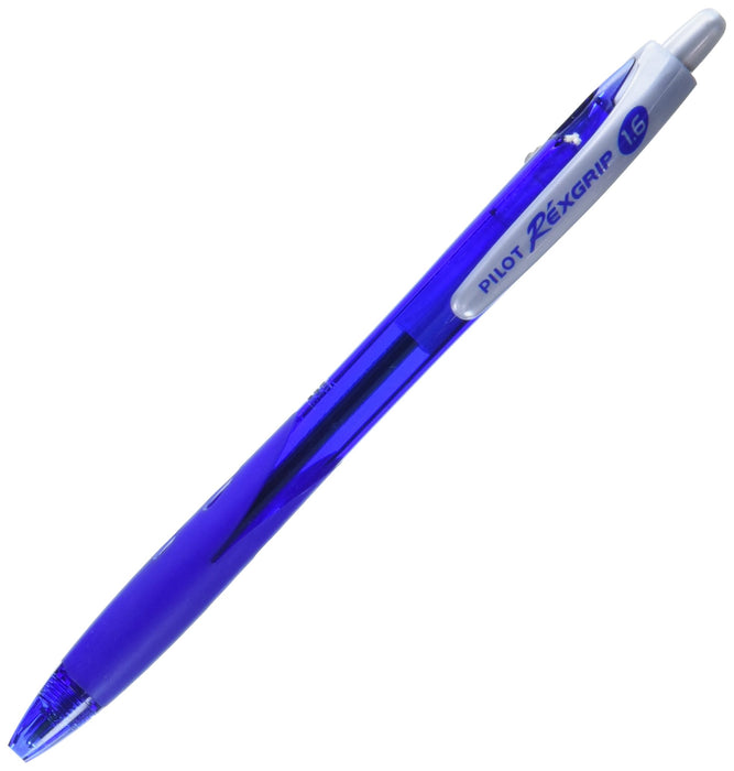 Pilot Blue Rex Grip Ballpoint Pen with 1.6mm Tip - Model BRG10BBLL