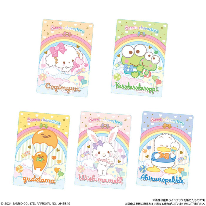 Bandai Sanrio 角色威化餅 6 件 20 件盒裝糖果玩具