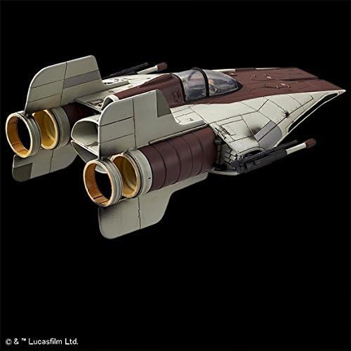 Bandai Spirits Star Wars A-Wing Starfighter 1/72 Scale Color-Coded Model New Version