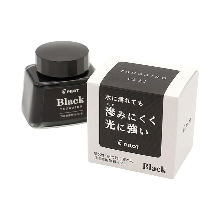 Pilot 30ml 鋼筆以黑瓶墨水 Tsuwairo 強色顏料墨水-30TW