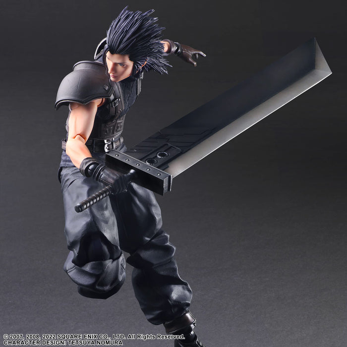 Square Enix 核心危机 FFVII 扎克·费尔士兵 Play Arts Kai 人偶