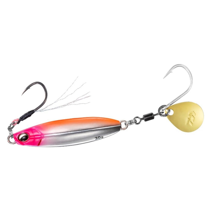 Daiwa Samurai Jig R Spin 30G Sagoshi UV Plated Orange Blade Jig