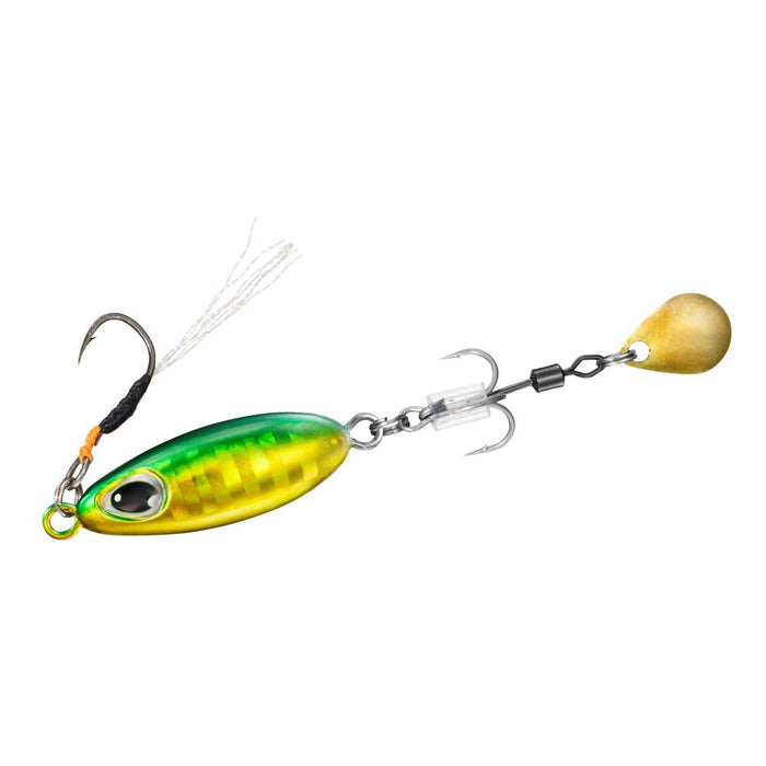 Daiwa Blade Jig Teardrop Spin 7G 绿金诱饵 - 高性能钓鱼