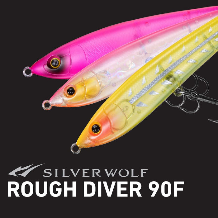 Daiwa Chinning Lure Silver Wolf Rough Diver 90F Bone Style