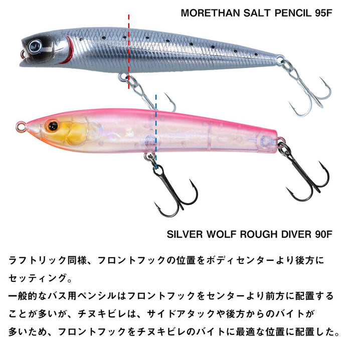 Daiwa Silver Wolf Rough Diver 90F 幽靈香魚魚餌