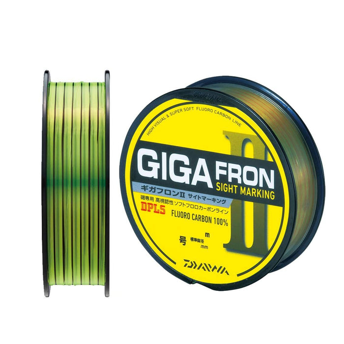 Daiwa Fluoroline Gigaflon 2 No.2 150M 黃色場地標線