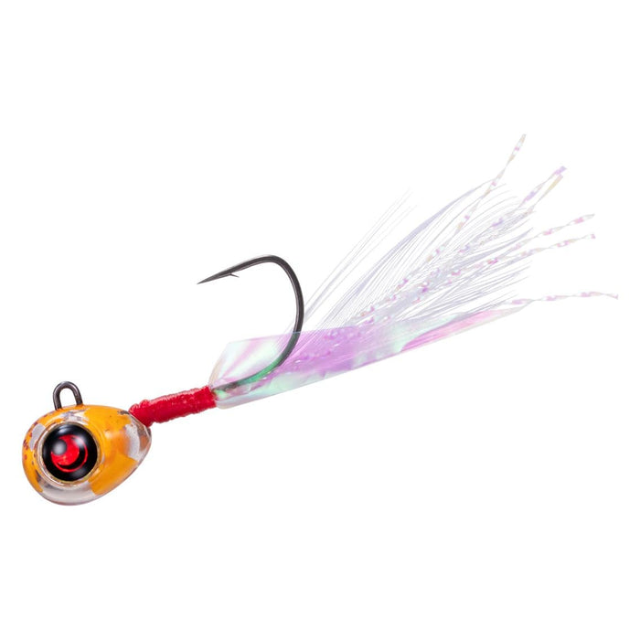 Daiwa Moonflower Kabura 2.2G Ami Orange Glow Lure 光澤表面