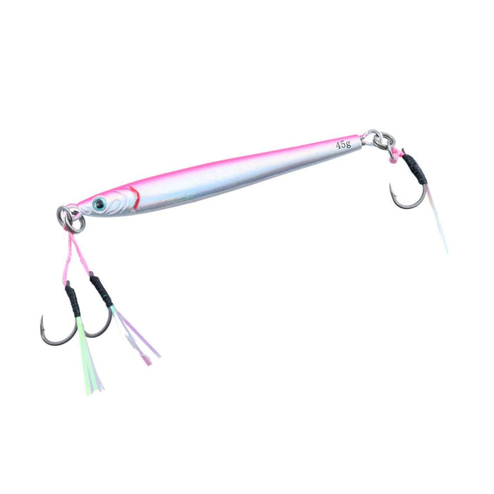 Daiwa Slim Metal Jig 45g Adel Flash Pink - High Performance Lure