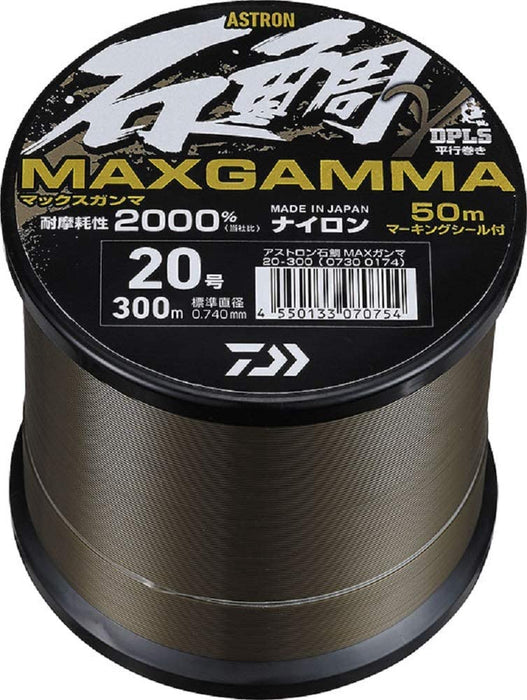 Daiwa 尼龙线 Astron Ishidai Max Gamma 300 16 磅 黑色海洋