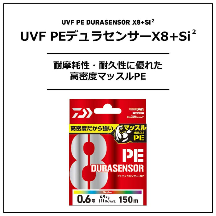 Daiwa Pe Line Uvf Pe Durasensor X8 1.0 300M Lime Green Braided Line