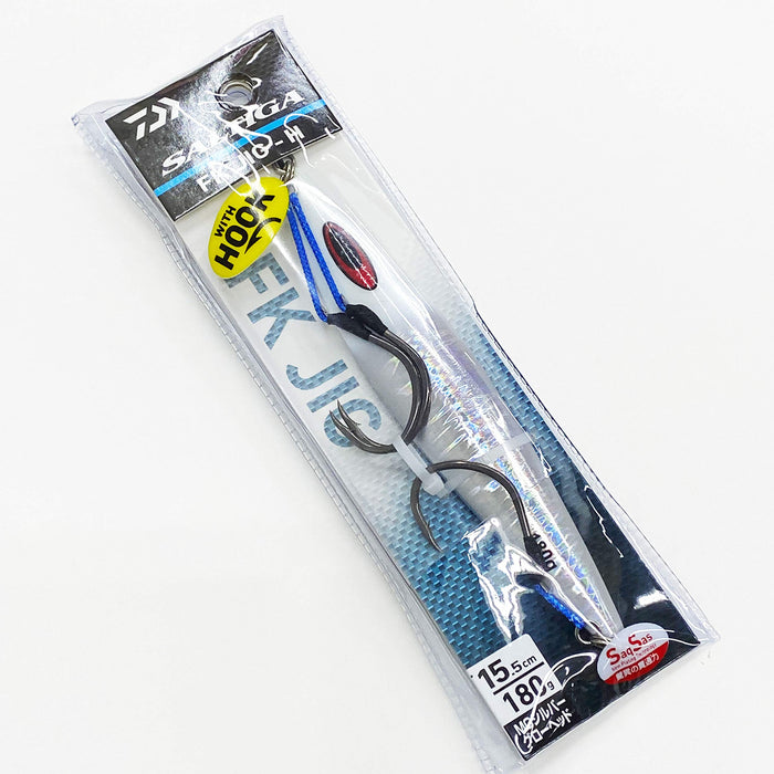 Daiwa Saltiga 180G Mg Silver Glow Fishing Jig Head