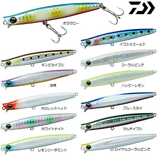 Daiwa Sea Bass Lure Morethan Galvan Slim 80S Lemon Soda Mint Sinking Pencil