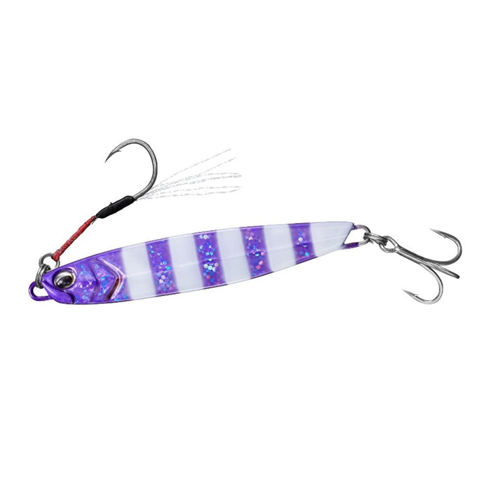 Daiwa Samurai Jig R 30G Lumi Purple Zebra - 非常适合岸边垂钓