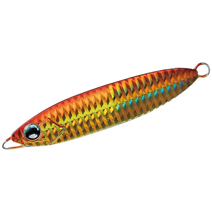 Daiwa Tachiuo Kagamiga Jig 基本誘餌 130G 平行 Holo Akakin 金色閃光