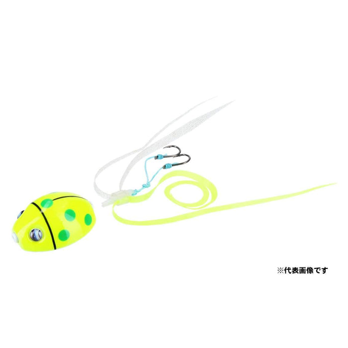 Daiwa Tairaba Kouga Bay 無橡膠 100G Nakai Lady Bug Dot 檸檬誘餌